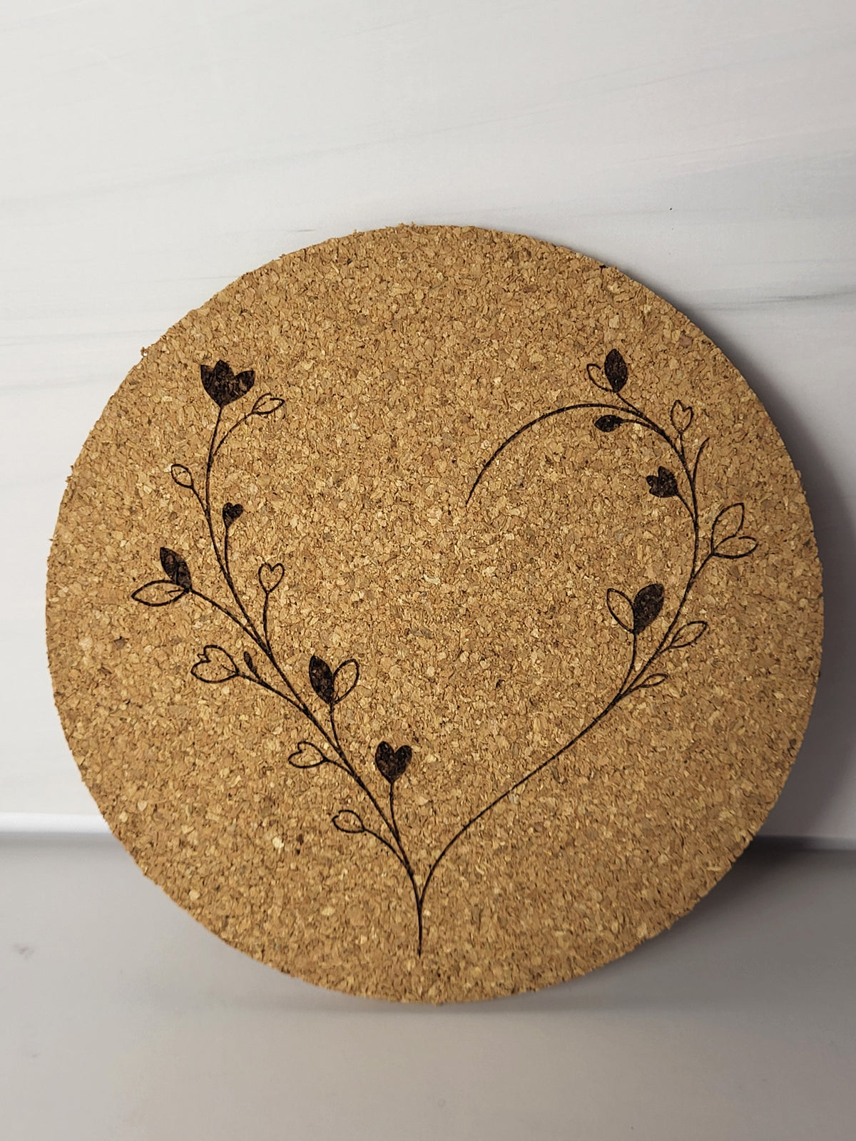 4" Engraved Cork Coaster