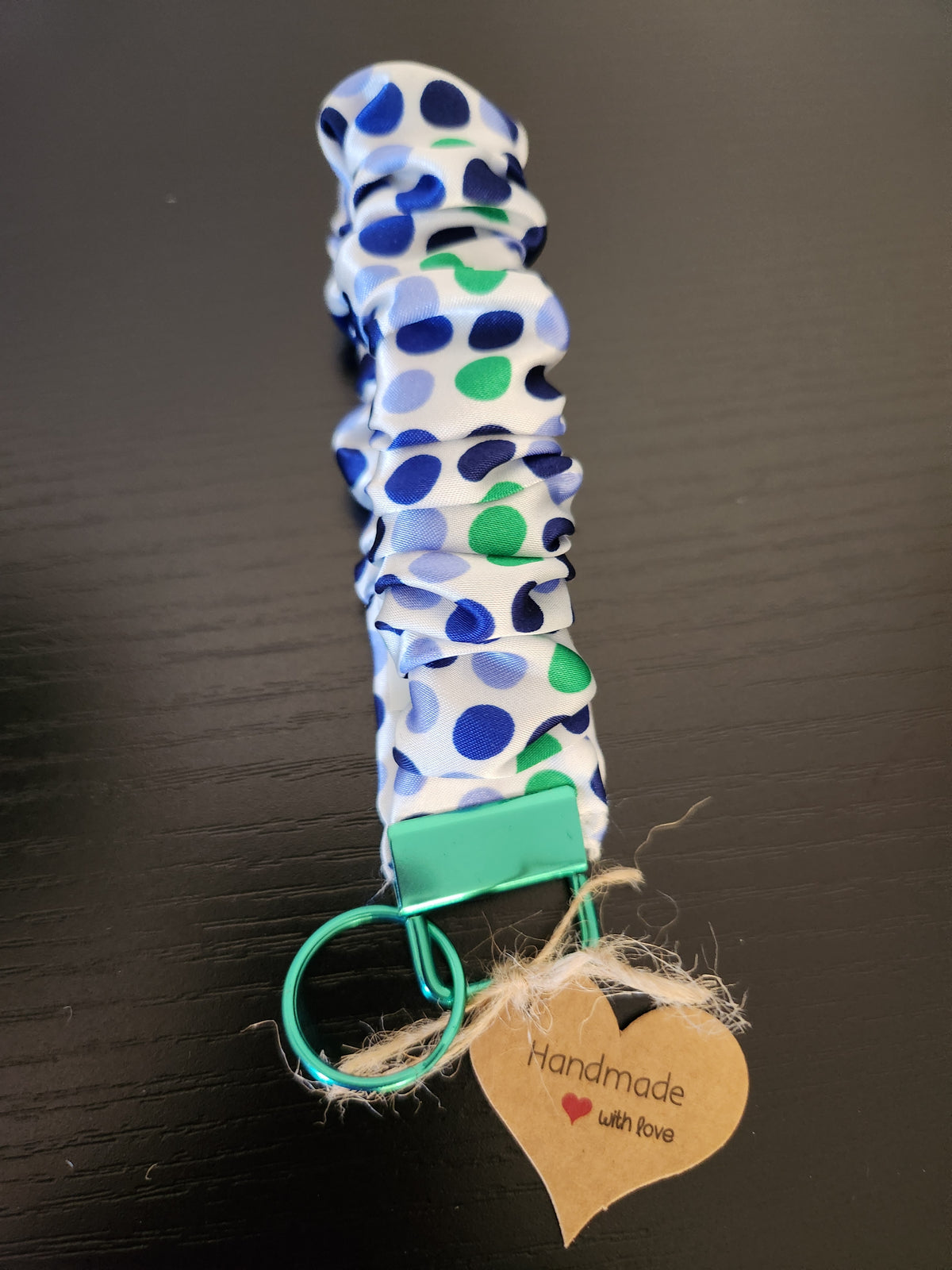 Handmade Scrunchie Wristlet Keychain ~ Everyday Designs