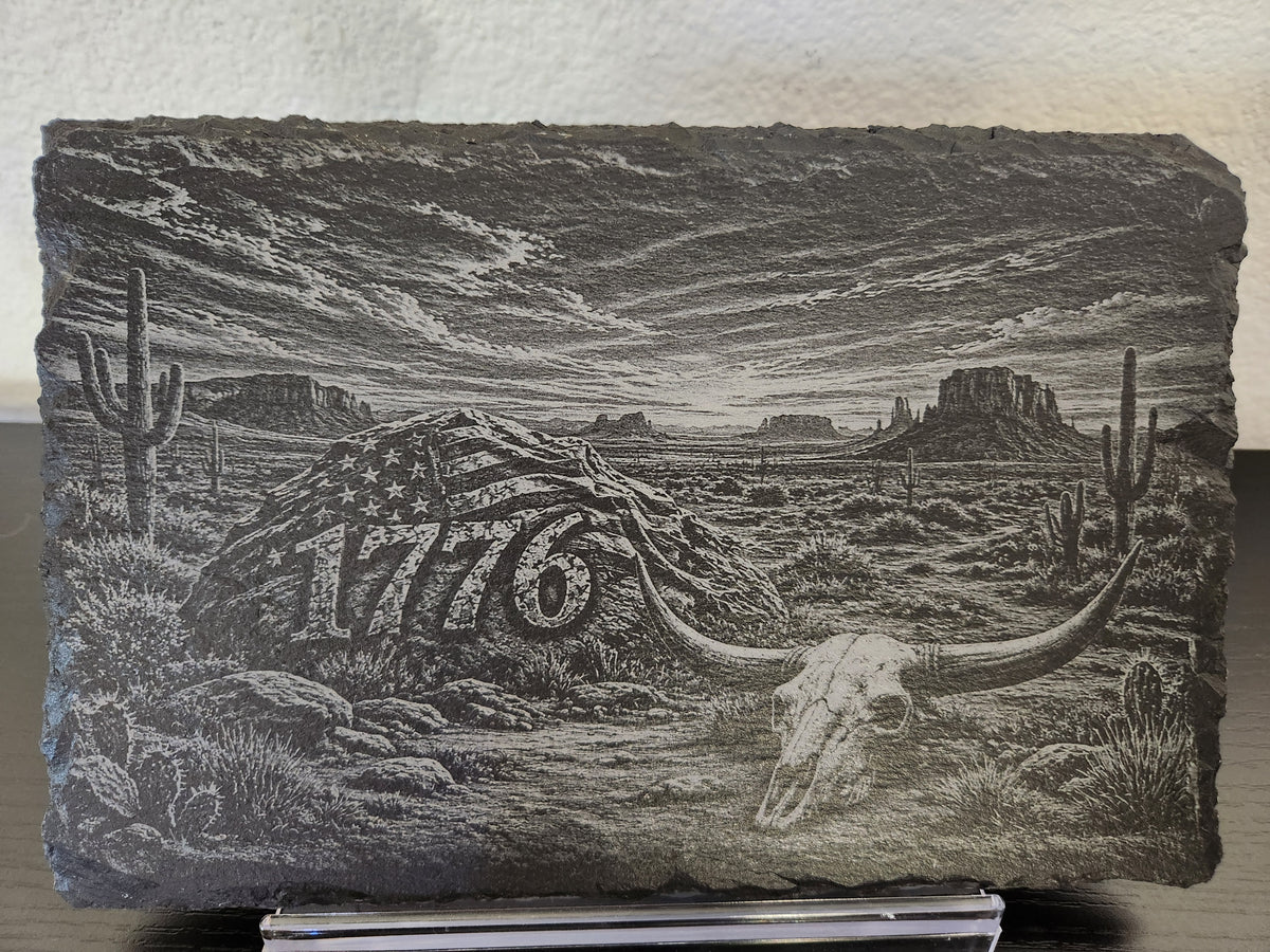 9x6 Slate Decor ~ 1776 Patriotic Desert