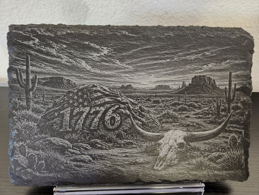 9x6 Slate Decor ~ 1776 Patriotic Desert