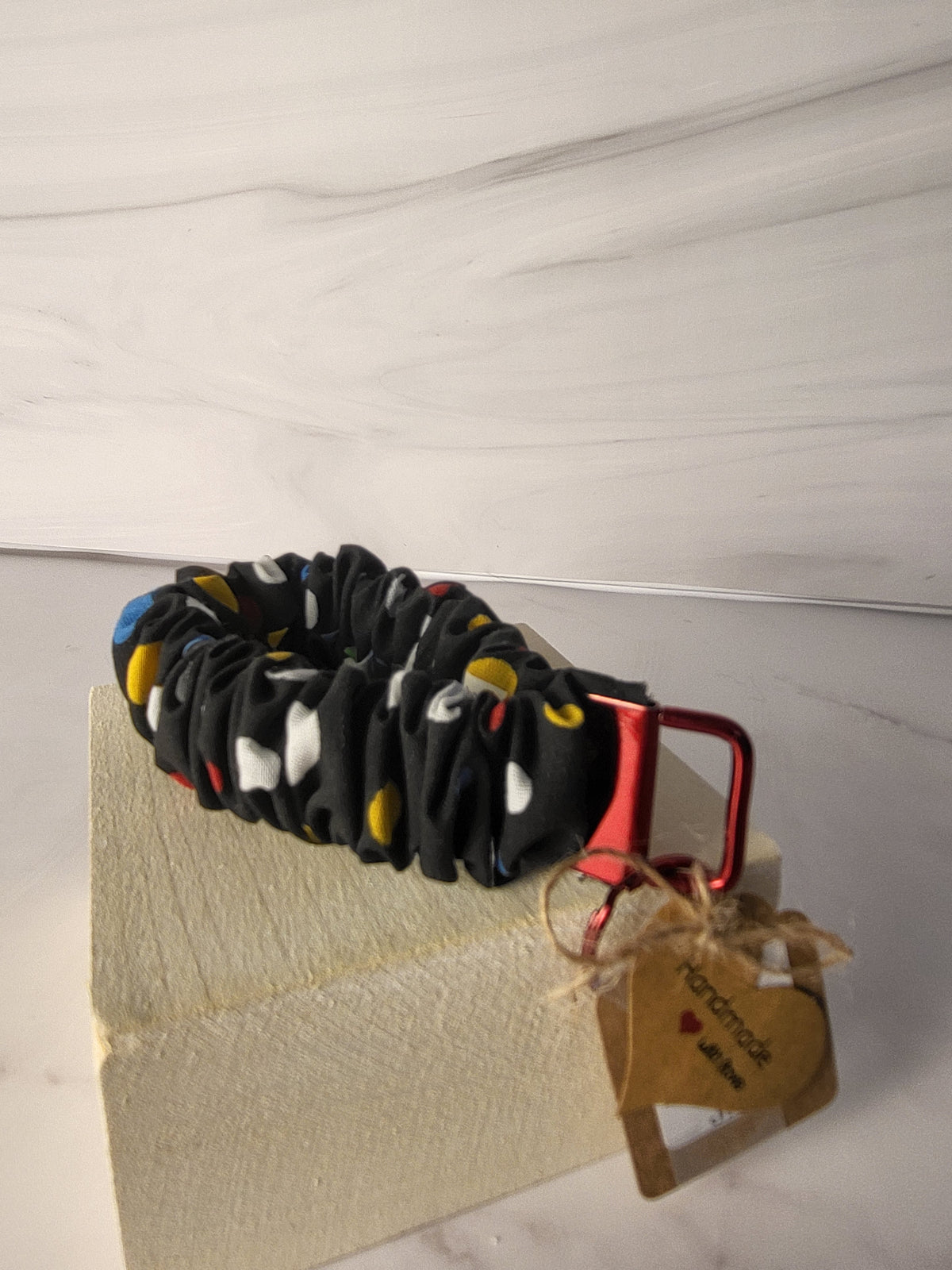 Handmade Scrunchie Wristlet Keychain ~ Everyday Designs