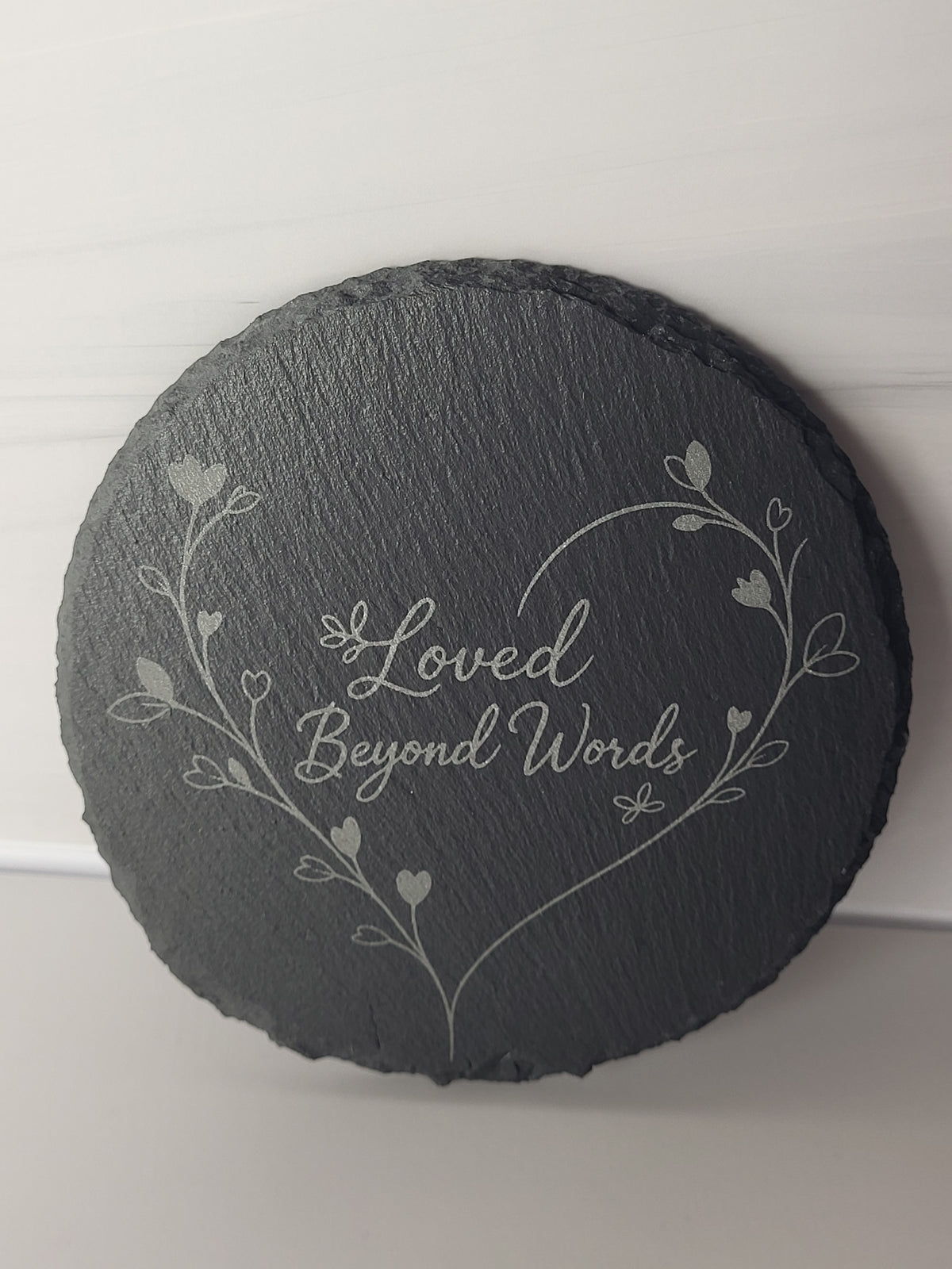 4" Engraved Slate Coaster