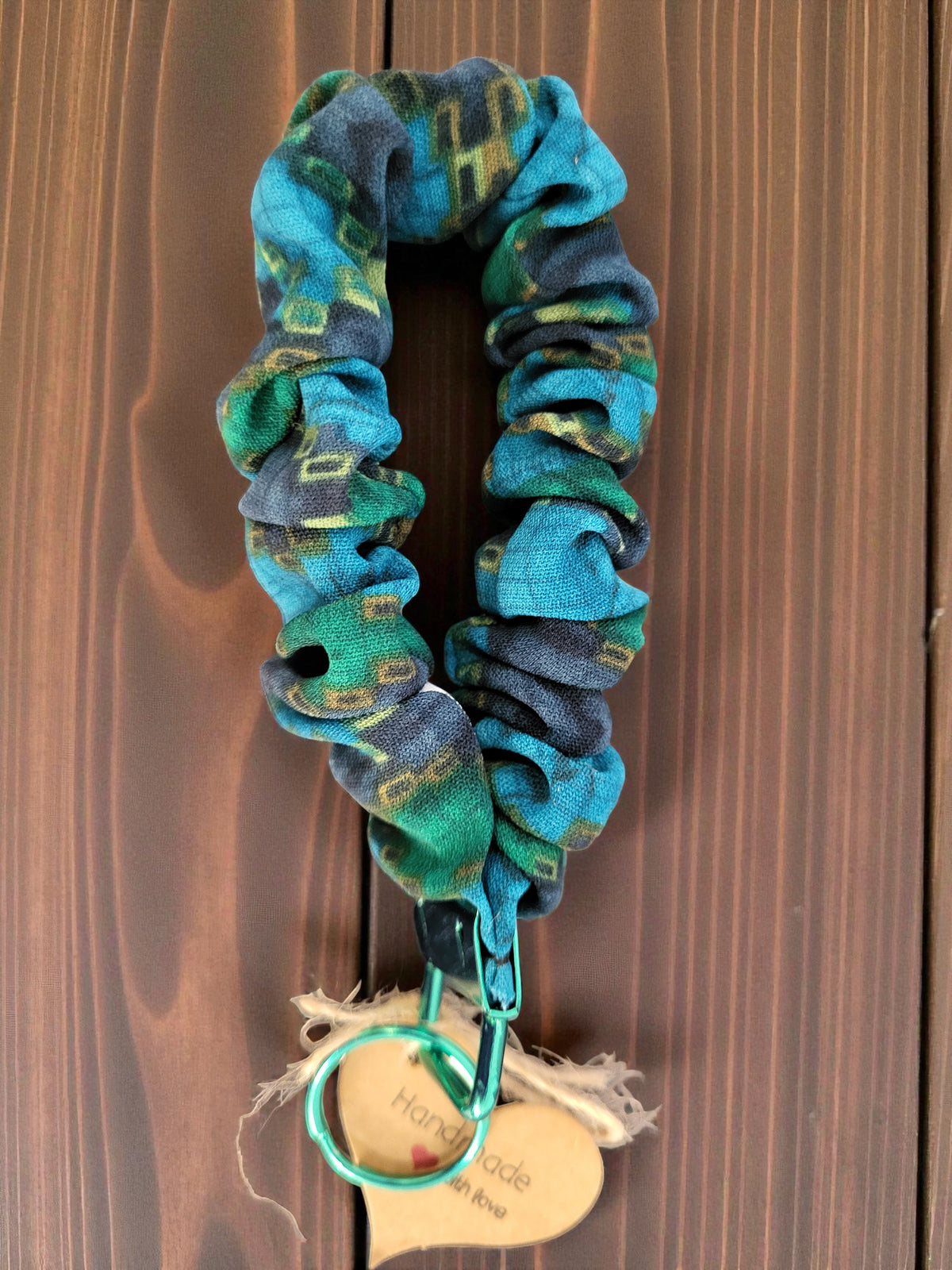 Handmade Scrunchie Wristlet Keychain ~ Everyday Designs